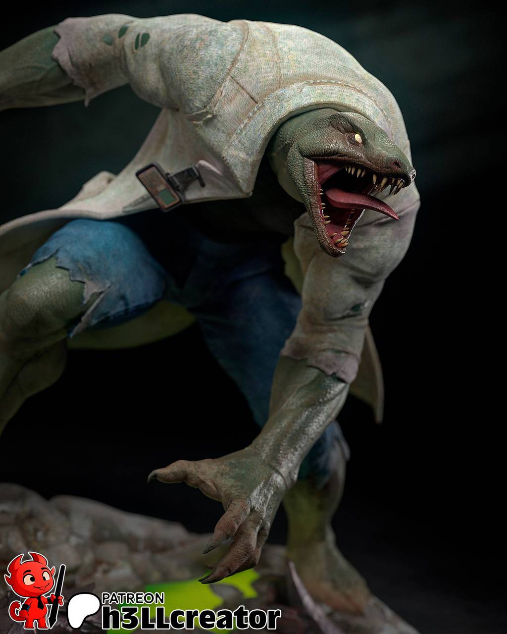 P站图纸印象馆 H3LL 漫威 蜥蜴教授 H3LL 漫威 蜥蜴教授