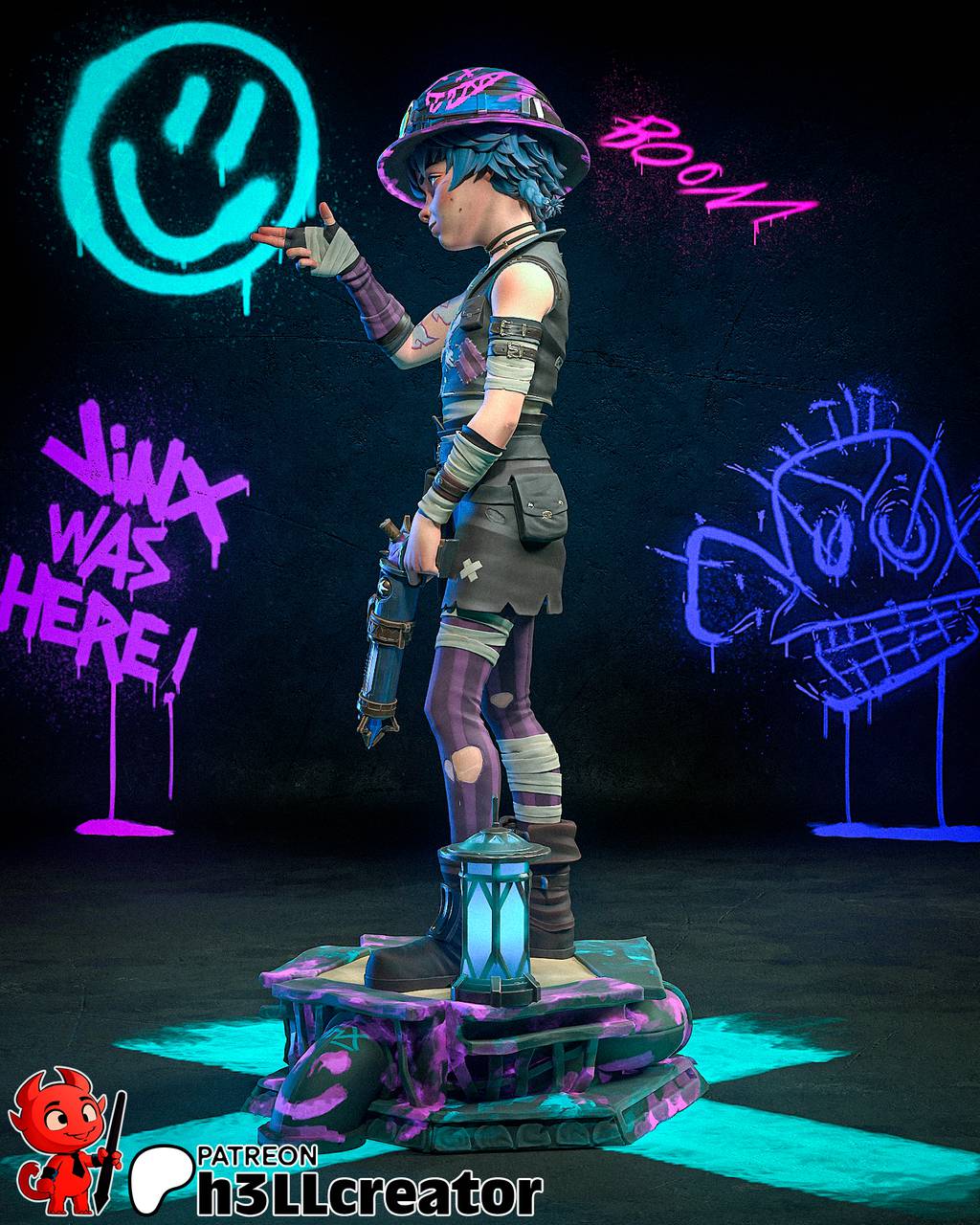 P站图纸印象馆 H3LL 英雄联盟 双城之战 伊莎 H3LL 英雄联盟 双城之战 伊莎