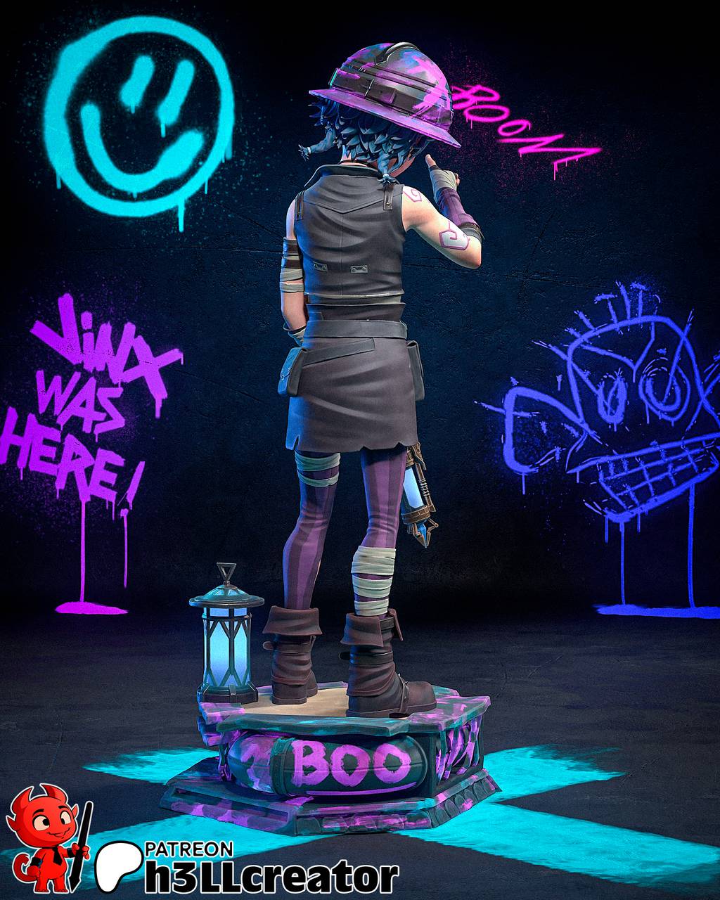 P站图纸印象馆 H3LL 英雄联盟 双城之战 伊莎 H3LL 英雄联盟 双城之战 伊莎