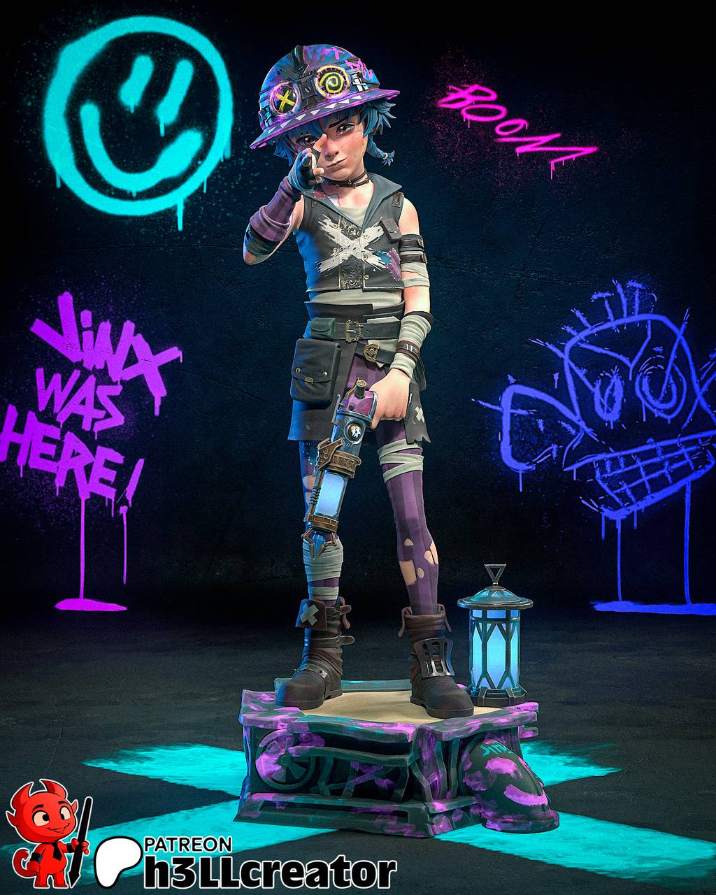 P站图纸印象馆 H3LL 英雄联盟 双城之战 伊莎 H3LL 英雄联盟 双城之战 伊莎