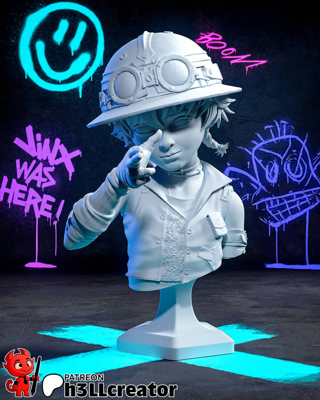 P站图纸印象馆 H3LL 英雄联盟 双城之战 伊莎 H3LL 英雄联盟 双城之战 伊莎