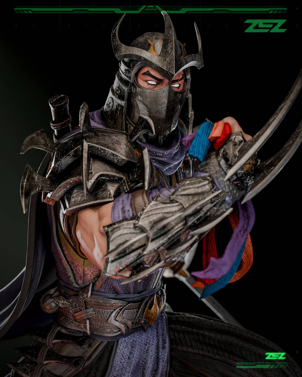 P站图纸印象馆 ZEZ STUDIOS 忍者神龟 施莱德 ZEZ STUDIOS 忍者神龟 施莱德