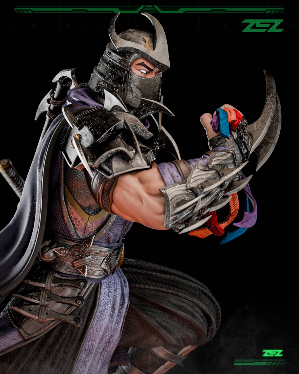 P站图纸印象馆 ZEZ STUDIOS 忍者神龟 施莱德 ZEZ STUDIOS 忍者神龟 施莱德