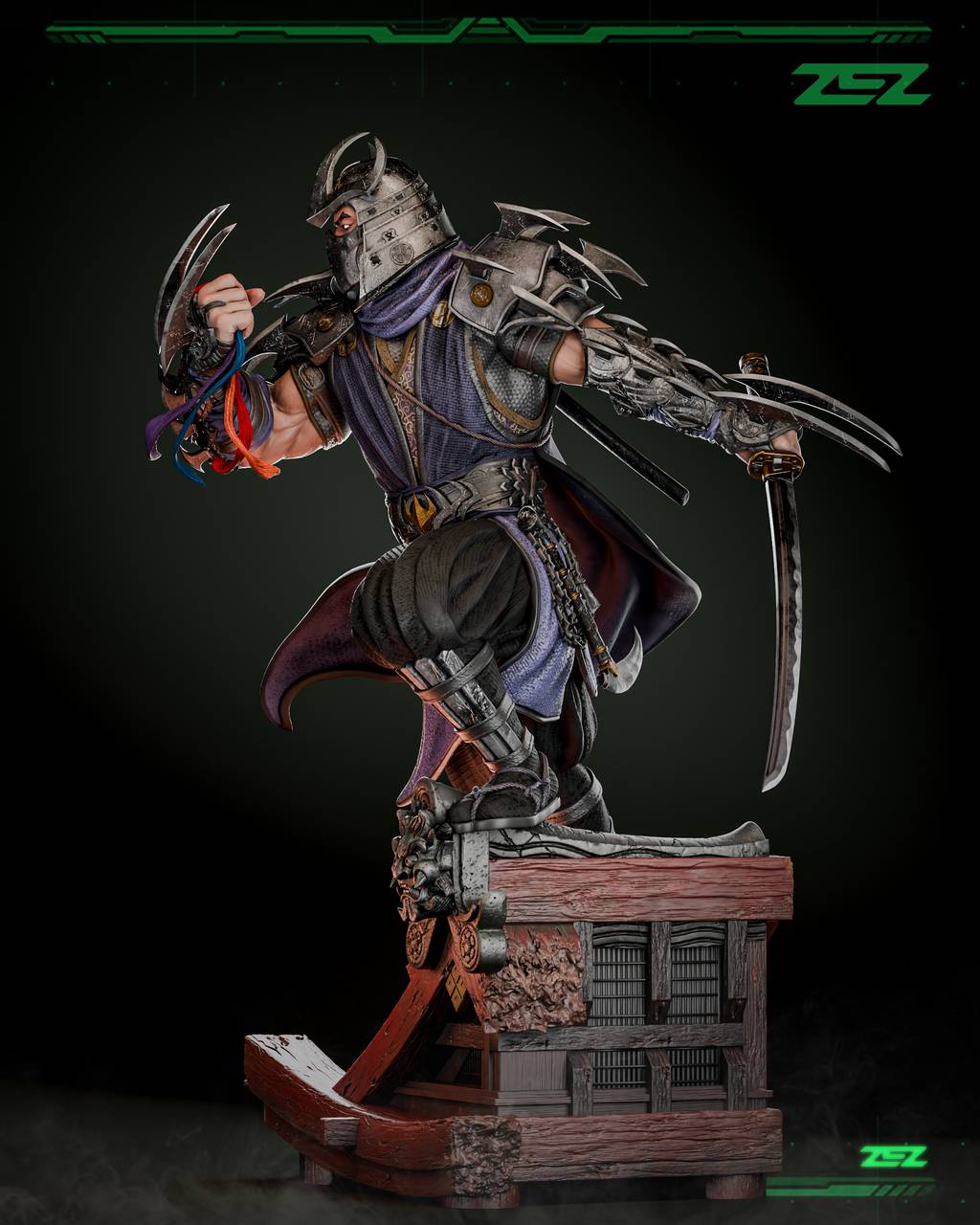 P站图纸印象馆 ZEZ STUDIOS 忍者神龟 施莱德 ZEZ STUDIOS 忍者神龟 施莱德