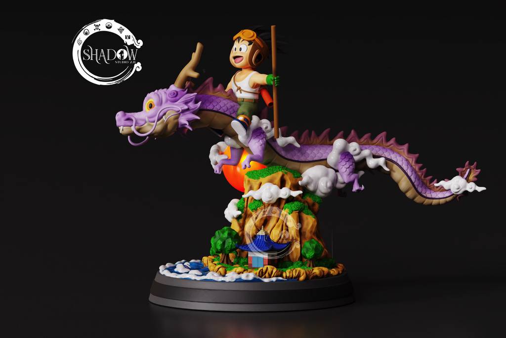 P站图纸印象馆 龙珠 骑龙悟空 龙珠 骑龙悟空