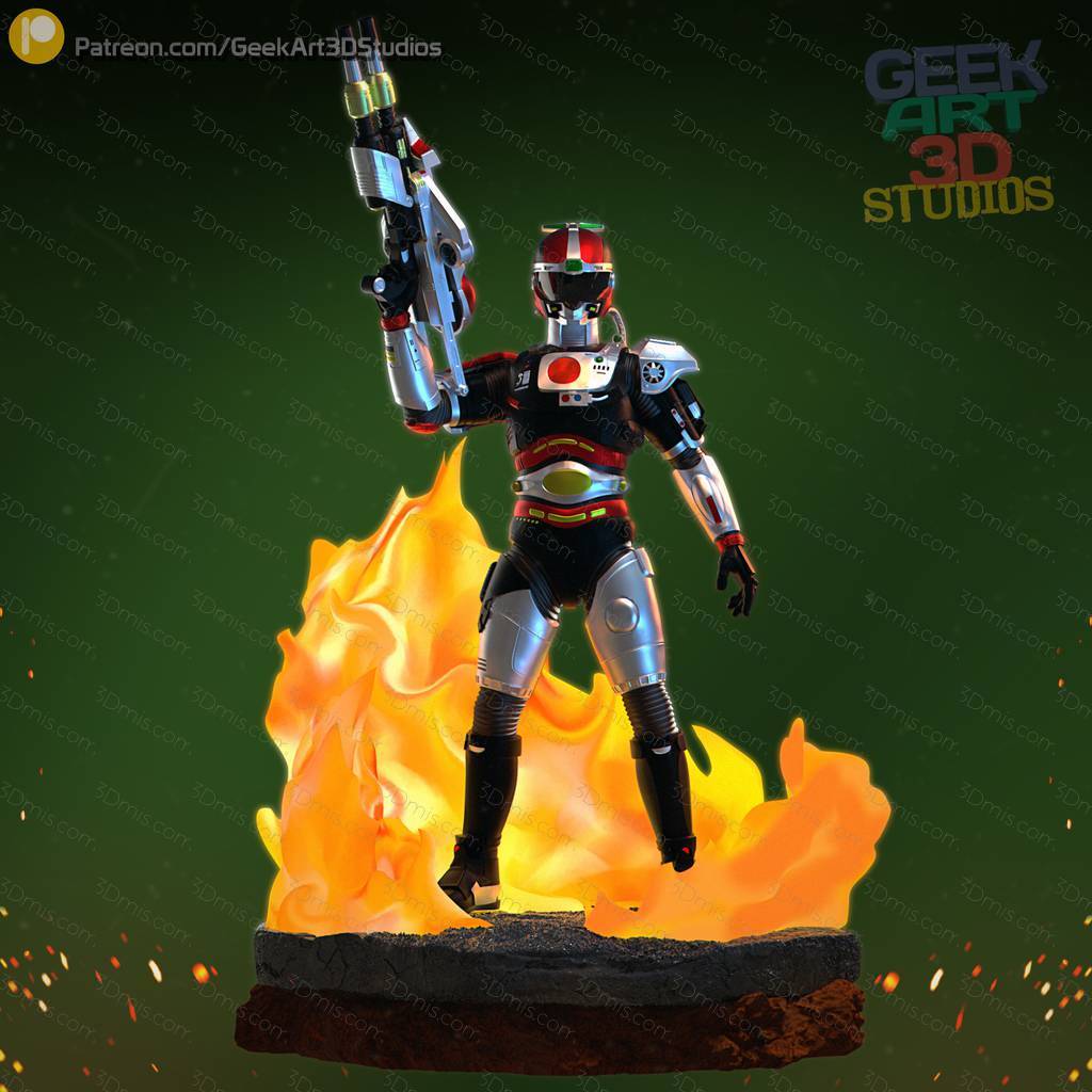 P站图纸印象馆 特救指令 火骑士 特救指令 火骑士