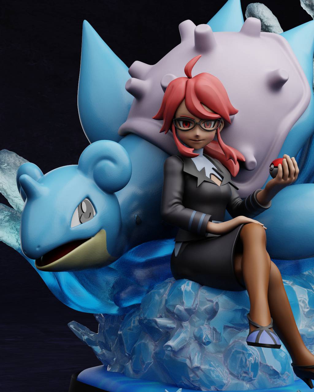 P站图纸印象馆 MPF 宝可梦 科拿和拉普拉斯 MPF 宝可梦 科拿和拉普拉斯