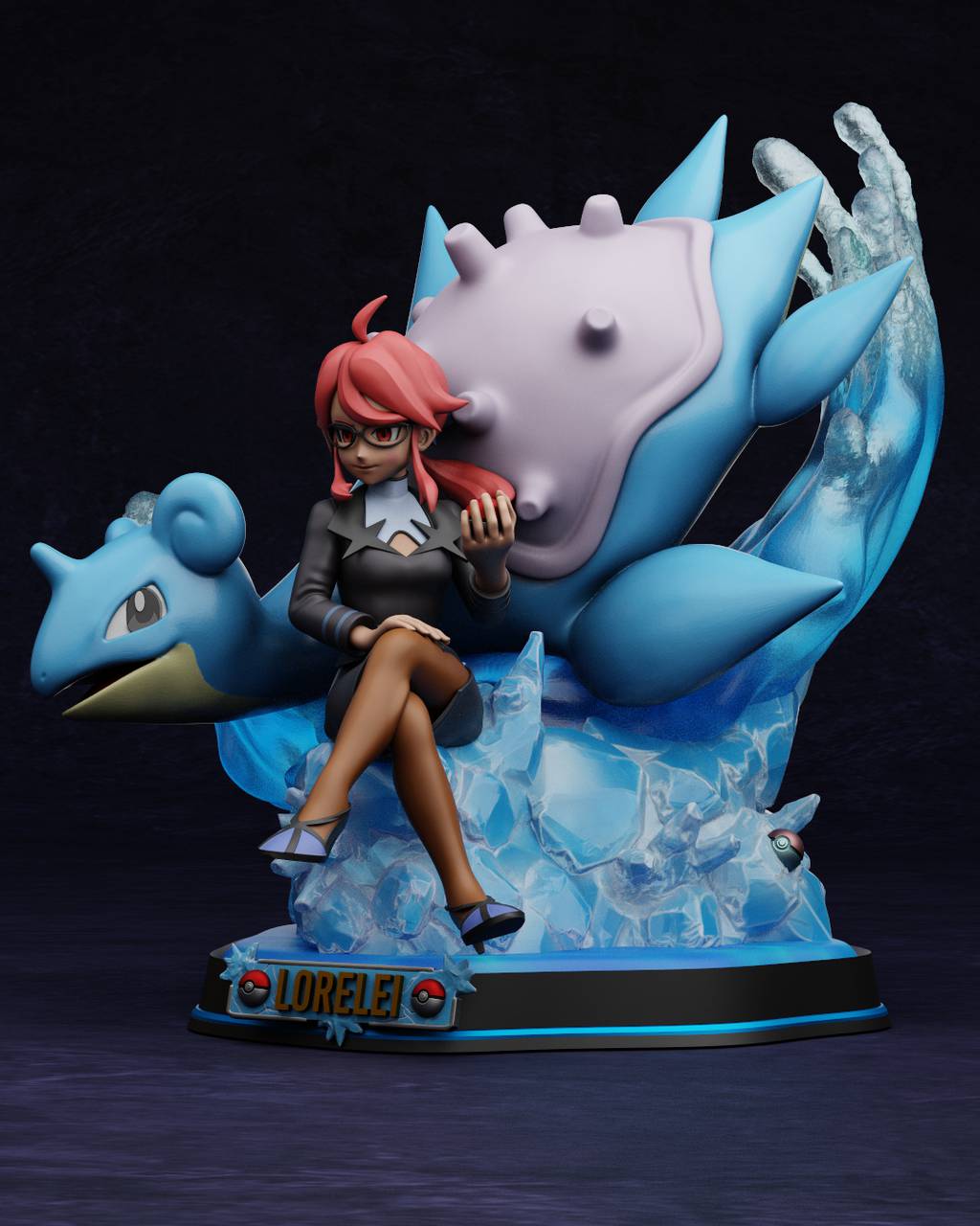 P站图纸印象馆 MPF 宝可梦 科拿和拉普拉斯 MPF 宝可梦 科拿和拉普拉斯