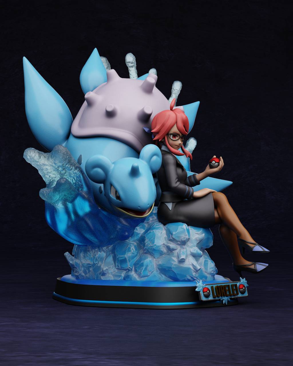 P站图纸印象馆 MPF 宝可梦 科拿和拉普拉斯 MPF 宝可梦 科拿和拉普拉斯