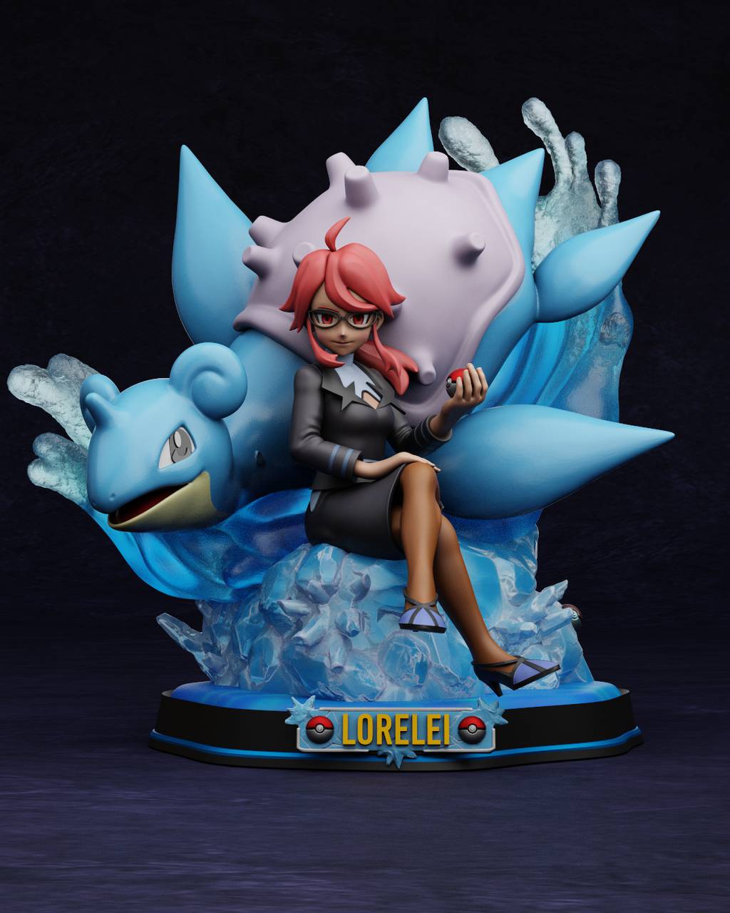 P站图纸印象馆 MPF 宝可梦 科拿和拉普拉斯 MPF 宝可梦 科拿和拉普拉斯