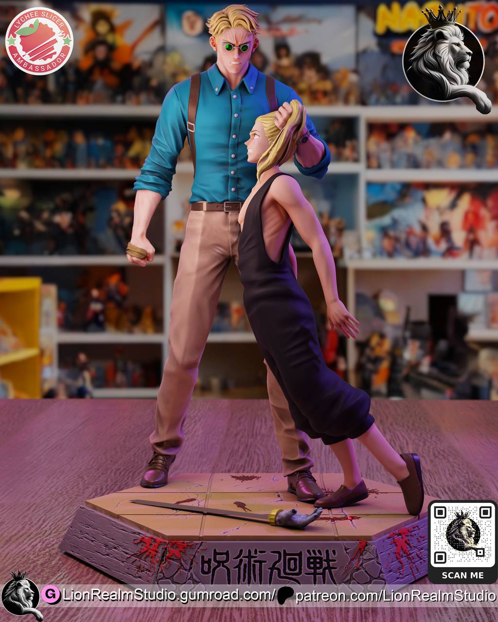 P站图纸印象馆 LionRealm 咒术回战 七海建人和重面春太 LionRealm 咒术回战 七海建人和重面春太