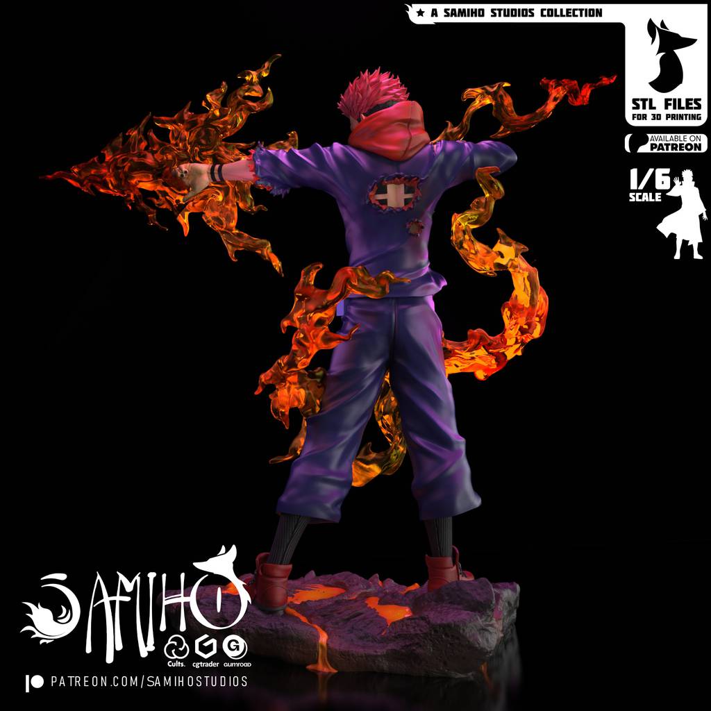 P站图纸印象馆 Samiho 咒术回战 两面宿傩 Samiho 咒术回战 两面宿傩