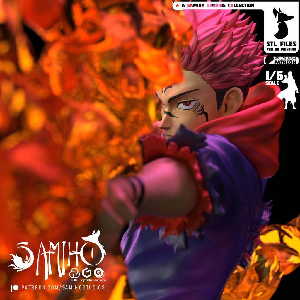 P站图纸印象馆 Samiho 咒术回战 两面宿傩 Samiho 咒术回战 两面宿傩