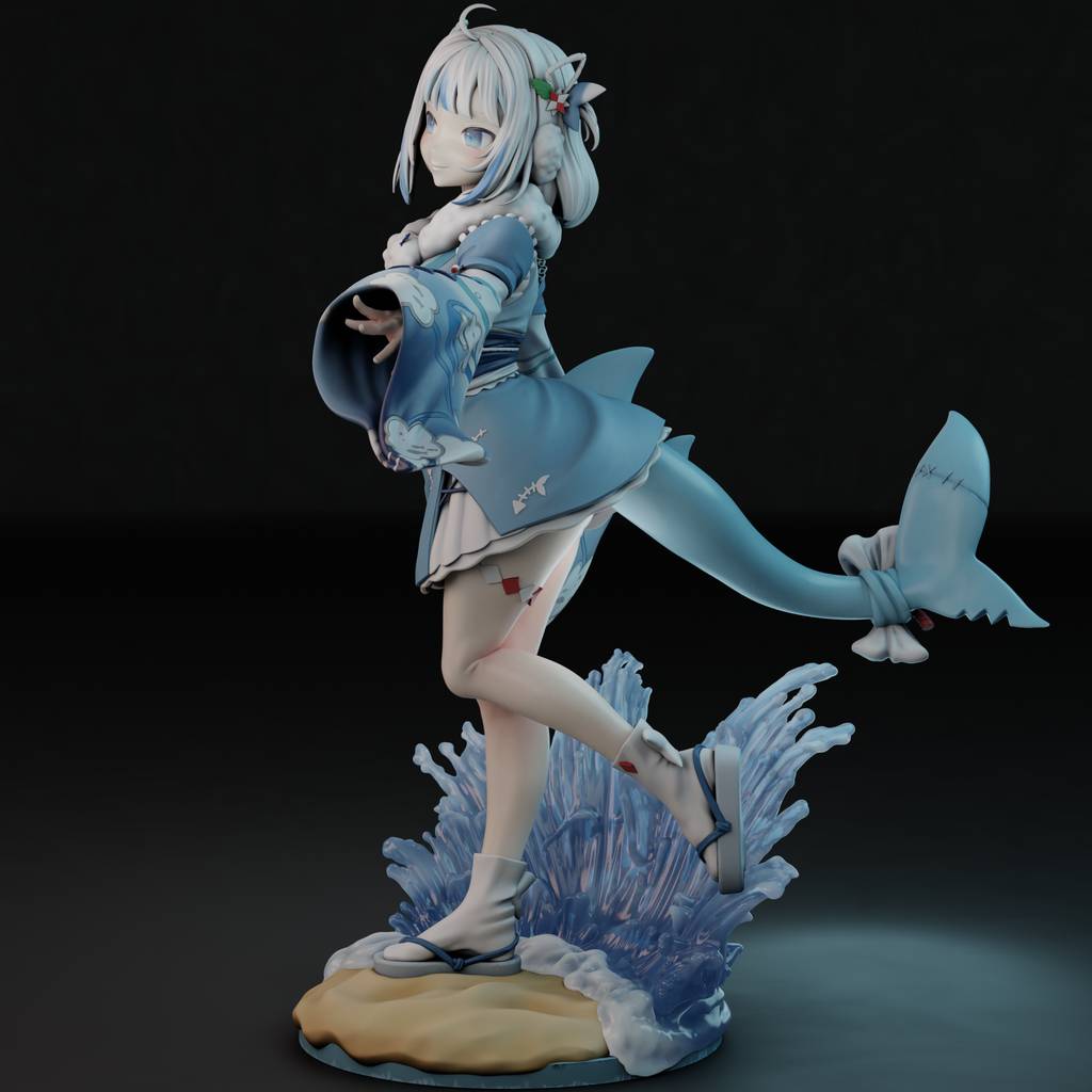 P站图纸印象馆 鲨鱼娘 噶呜·古拉 鲨鱼娘 噶呜·古拉