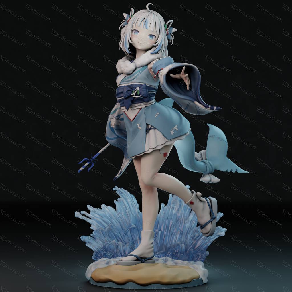 P站图纸印象馆 鲨鱼娘 噶呜·古拉 鲨鱼娘 噶呜·古拉