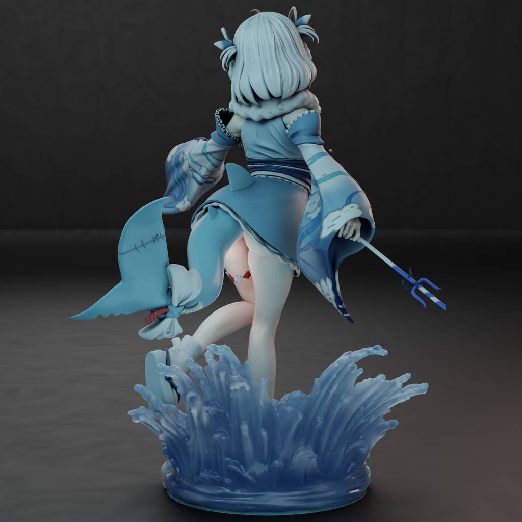 P站图纸印象馆 鲨鱼娘 噶呜·古拉 鲨鱼娘 噶呜·古拉