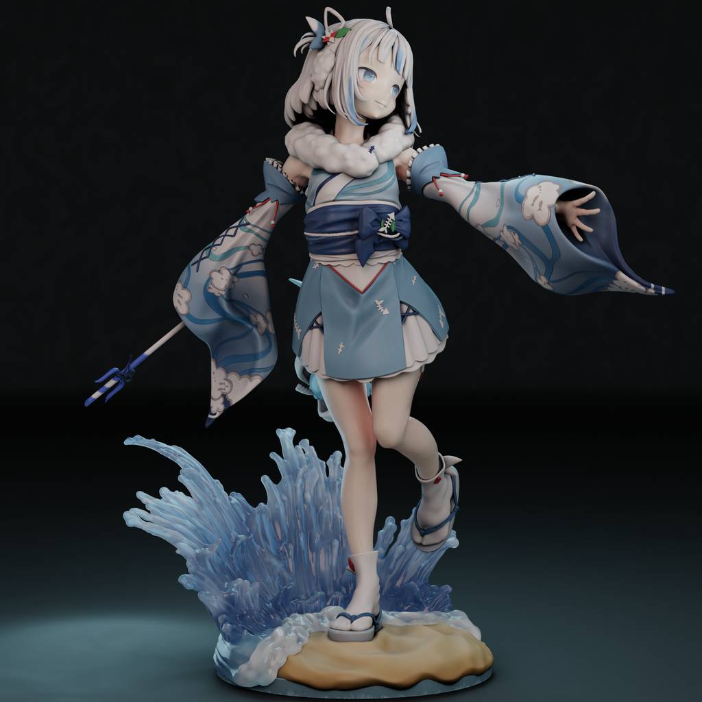 P站图纸印象馆 鲨鱼娘 噶呜·古拉 鲨鱼娘 噶呜·古拉