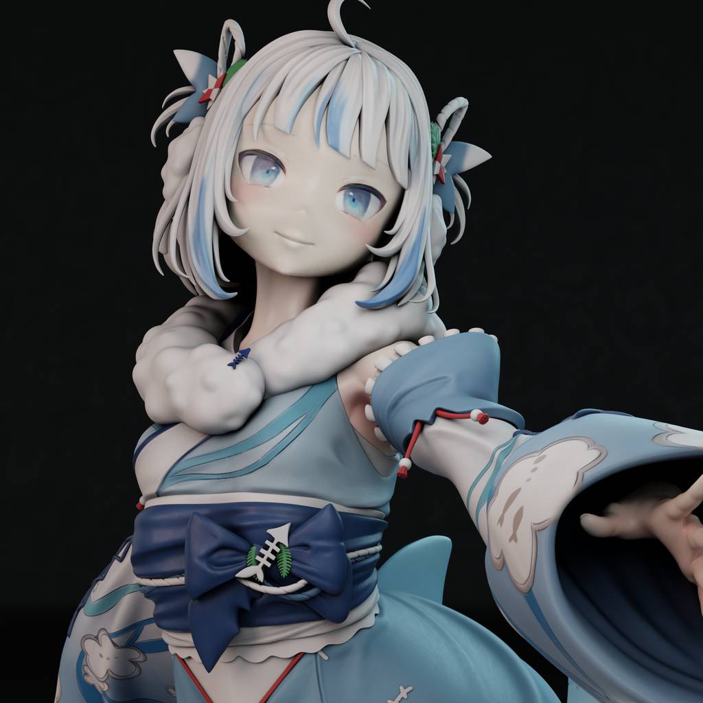 P站图纸印象馆 鲨鱼娘 噶呜·古拉 鲨鱼娘 噶呜·古拉