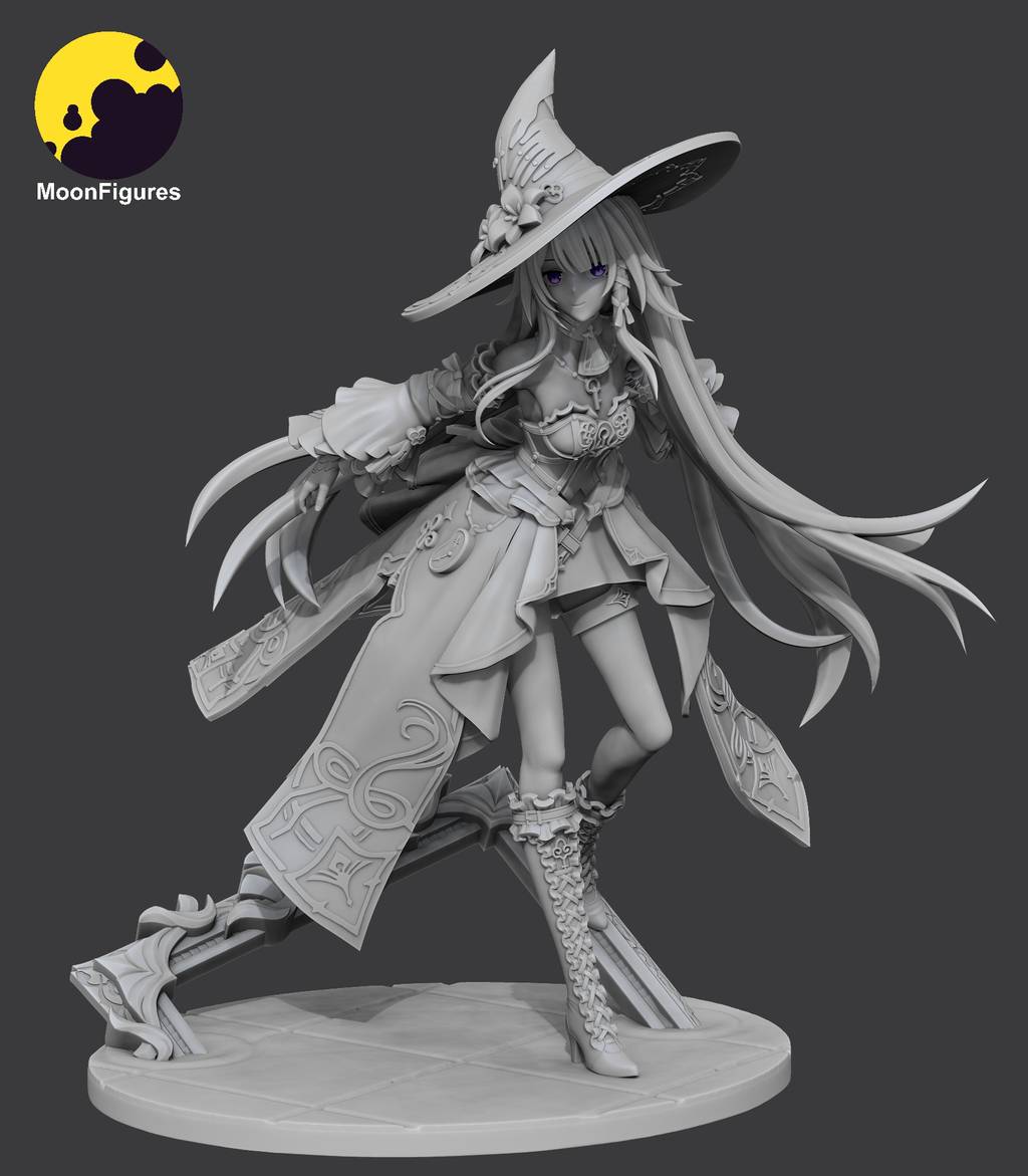 P站图纸印象馆 Moon Figures 崩坏:星穹铁道 黑塔 Moon Figures 崩坏:星穹铁道 黑塔