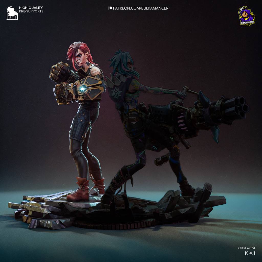 P站图纸印象馆 Bulkamancer 英雄联盟 蔚 Bulkamancer 英雄联盟 蔚