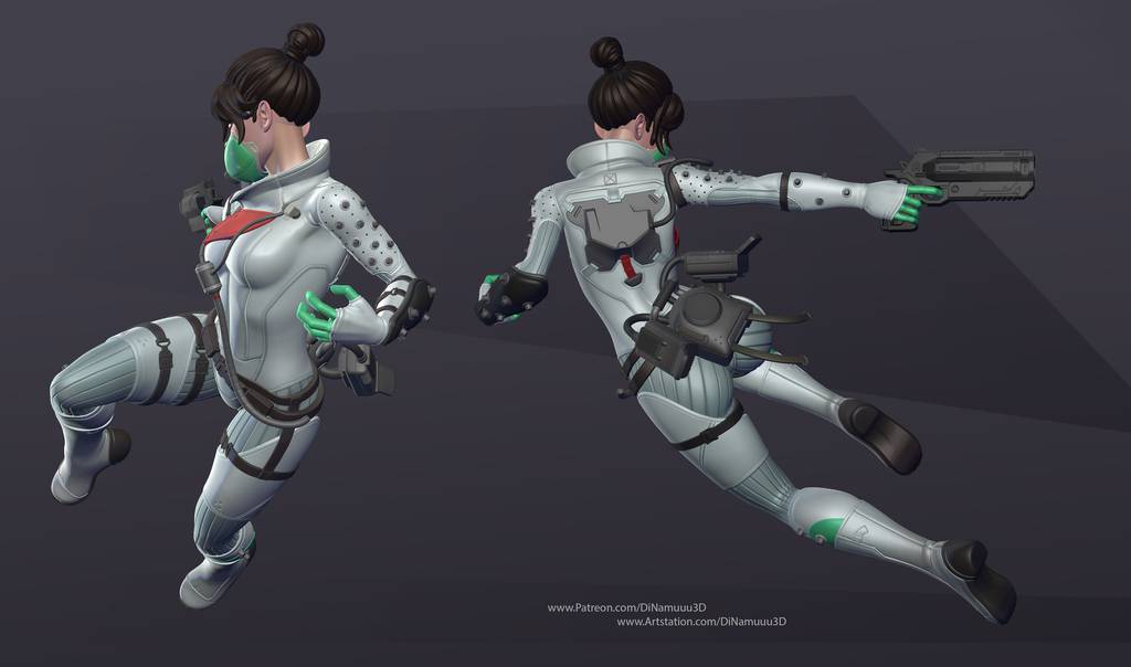 P站图纸印象馆 Dinamuuu 3D 维度裂缝 恶灵 Dinamuuu 3D 维度裂缝 恶灵