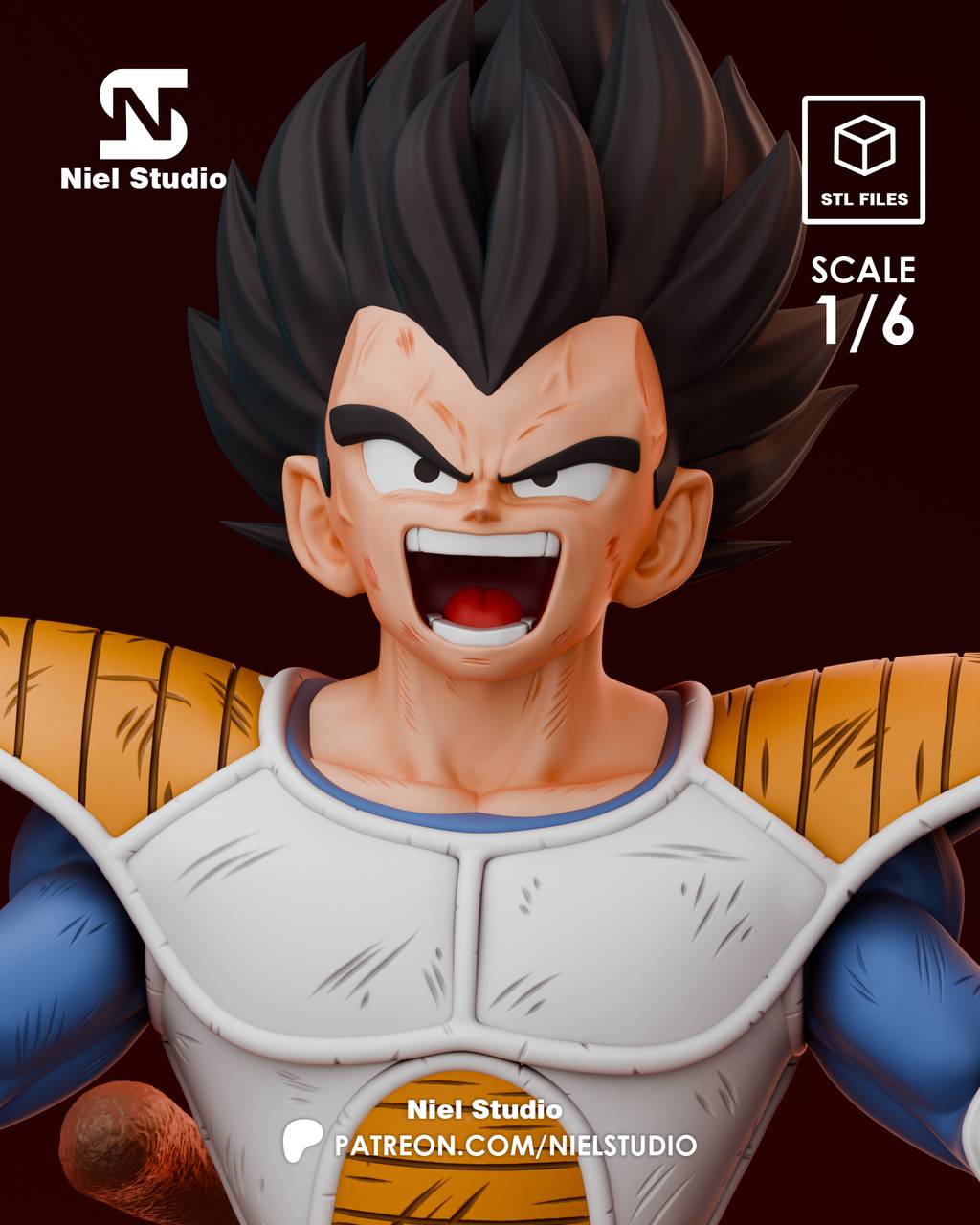 P站图纸印象馆 龙珠 贝吉塔 龙珠 贝吉塔