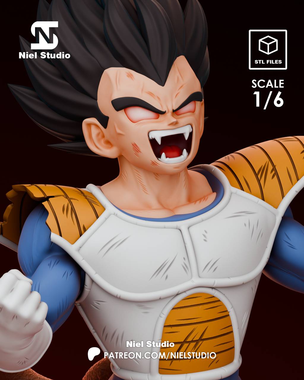 P站图纸印象馆 龙珠 贝吉塔 龙珠 贝吉塔