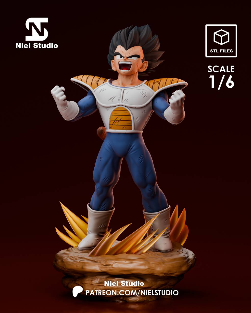 P站图纸印象馆 龙珠 贝吉塔 龙珠 贝吉塔