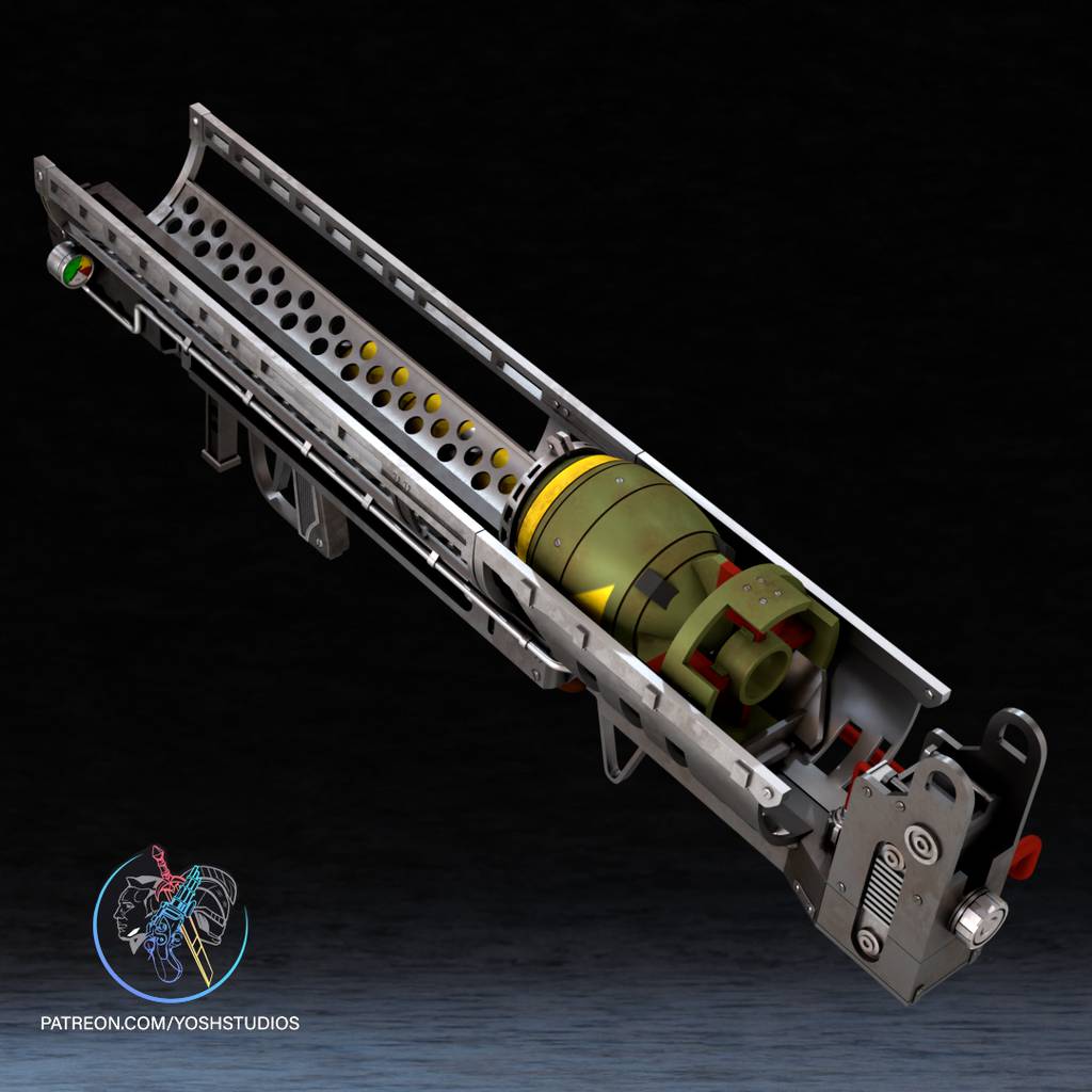 P站图纸印象馆 Yosh 原子弹小男孩发射器 Yosh 原子弹小男孩发射器