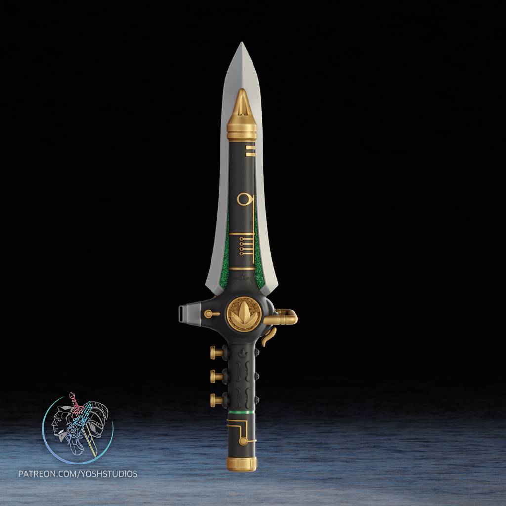 P站图纸印象馆 Yosh 超能战士恐龙战队 绿衣战士的匕首 Yosh 超能战士恐龙战队 绿衣战士的匕首