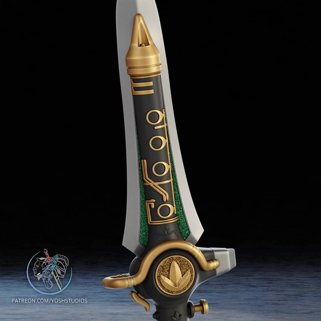 P站图纸印象馆 Yosh 超能战士恐龙战队 绿衣战士的匕首 Yosh 超能战士恐龙战队 绿衣战士的匕首