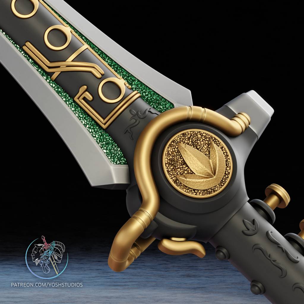 P站图纸印象馆 Yosh 超能战士恐龙战队 绿衣战士的匕首 Yosh 超能战士恐龙战队 绿衣战士的匕首