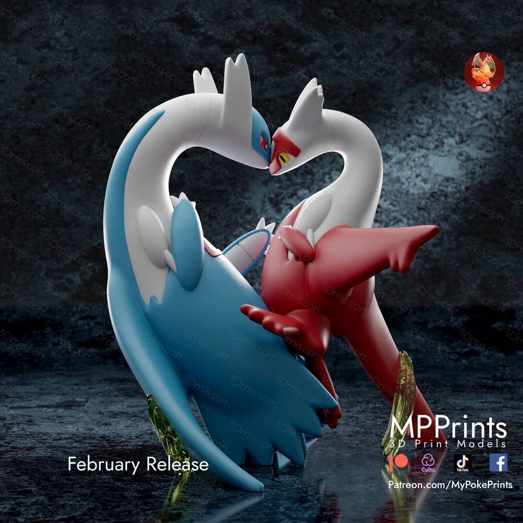 P站图纸印象馆 口袋妖怪 拉帝亚斯和拉帝欧斯 口袋妖怪 拉帝亚斯和拉帝欧斯