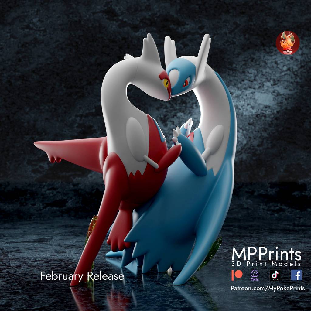 P站图纸印象馆 口袋妖怪 拉帝亚斯和拉帝欧斯 口袋妖怪 拉帝亚斯和拉帝欧斯