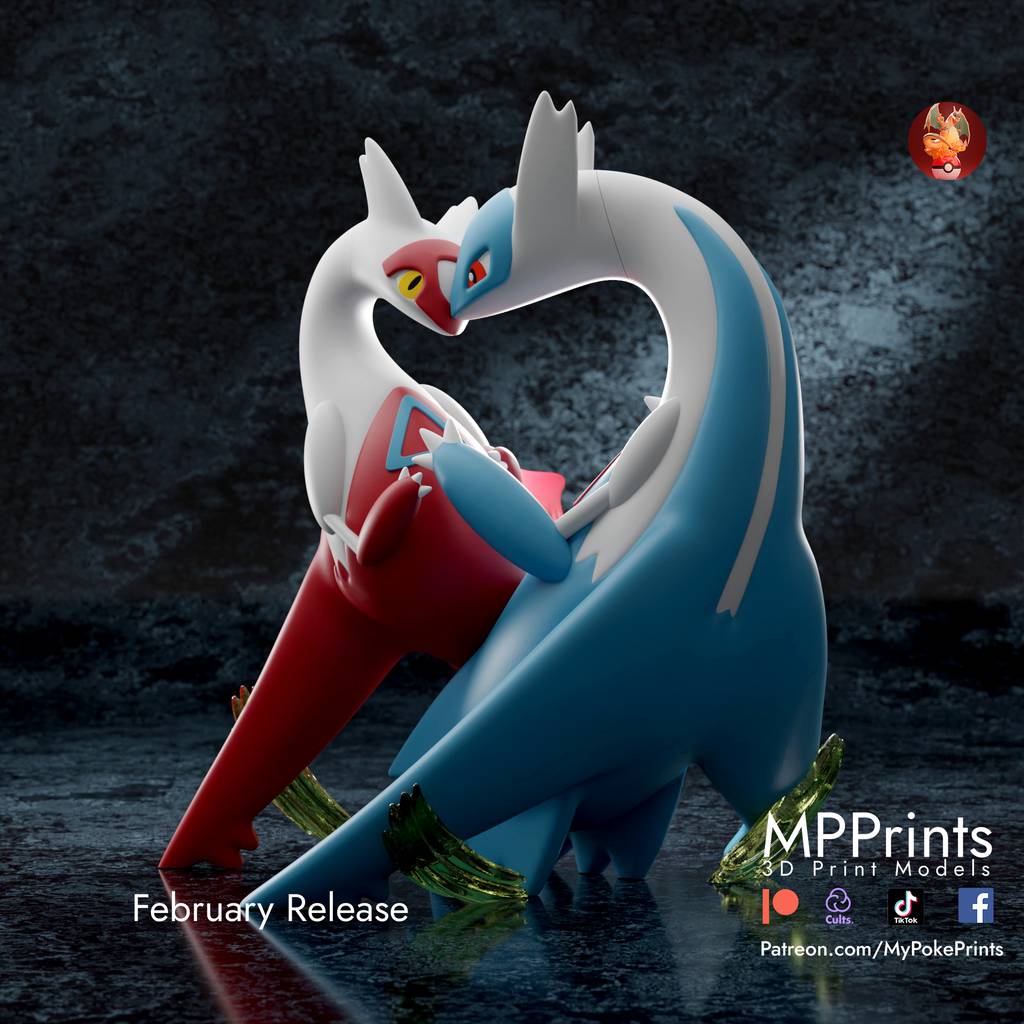 P站图纸印象馆 口袋妖怪 拉帝亚斯和拉帝欧斯 口袋妖怪 拉帝亚斯和拉帝欧斯