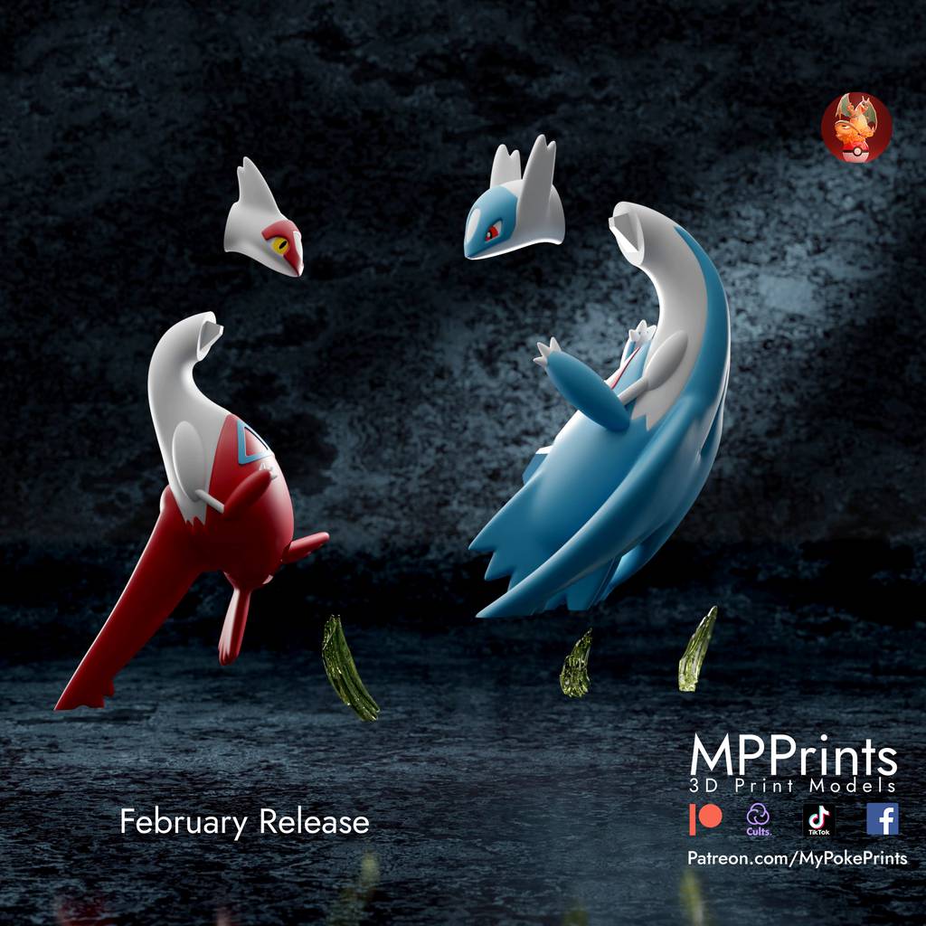 P站图纸印象馆 口袋妖怪 拉帝亚斯和拉帝欧斯 口袋妖怪 拉帝亚斯和拉帝欧斯