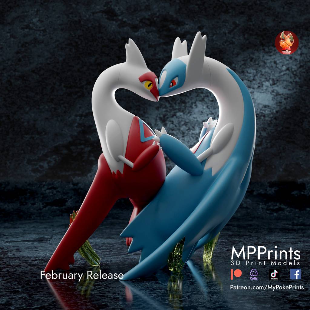 P站图纸印象馆 口袋妖怪 拉帝亚斯和拉帝欧斯 口袋妖怪 拉帝亚斯和拉帝欧斯