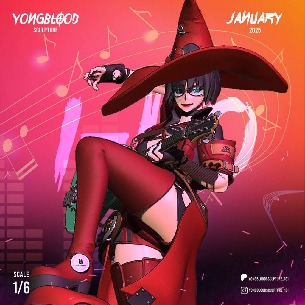 P站图纸印象馆 Yongblood Sculpture 罪恶装备 茵诺 Yongblood Sculpture 罪恶装备 茵诺