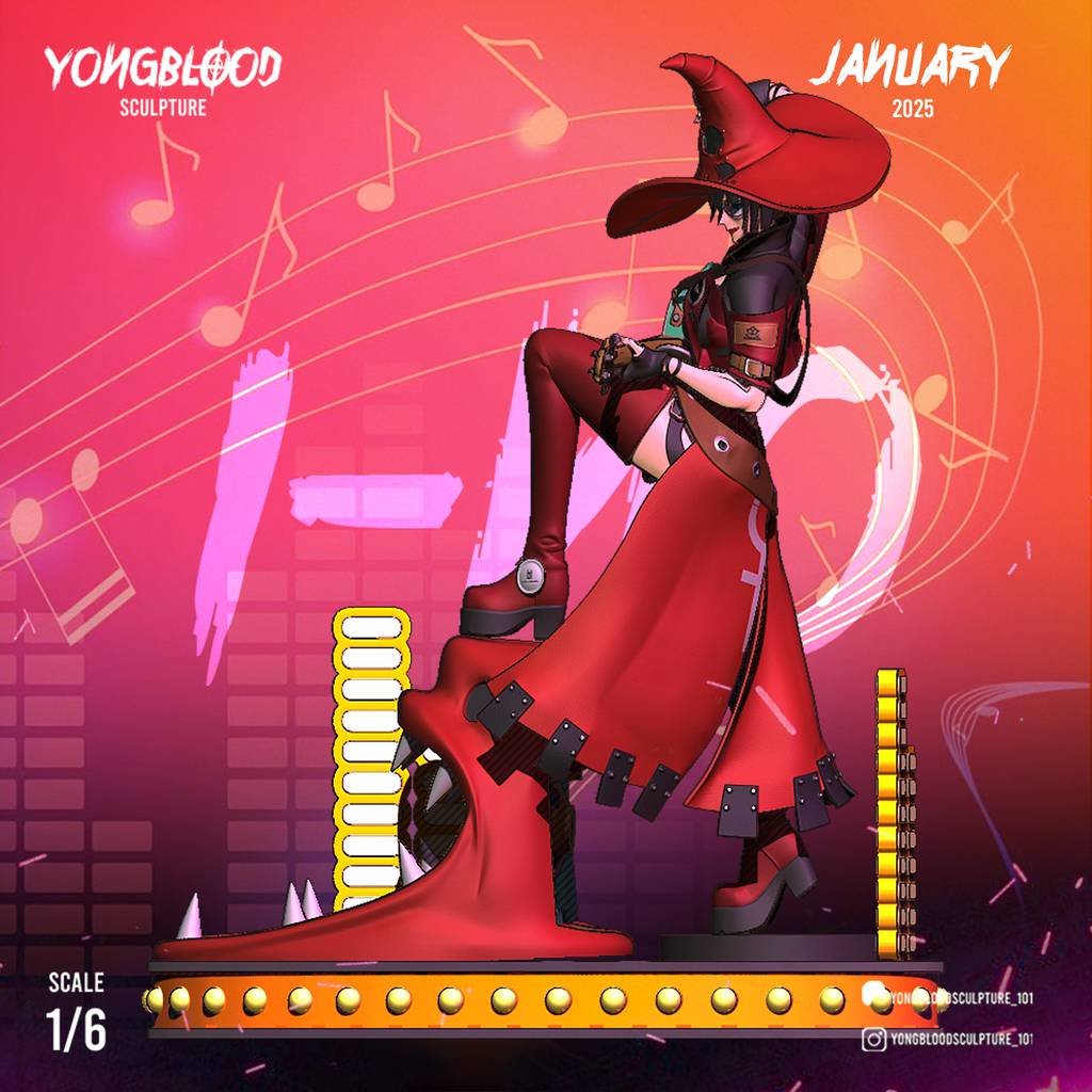 P站图纸印象馆 Yongblood Sculpture 罪恶装备 茵诺 Yongblood Sculpture 罪恶装备 茵诺