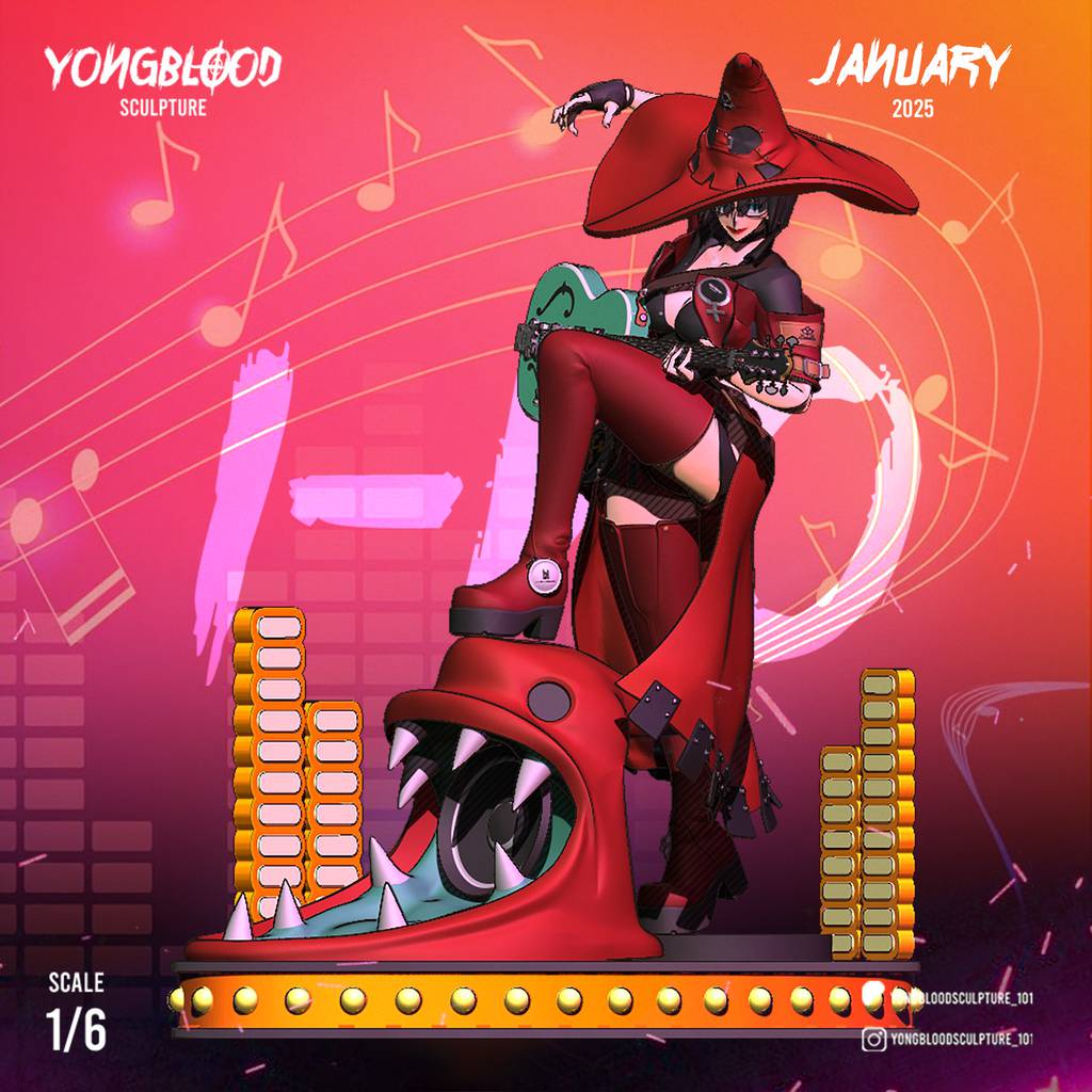 P站图纸印象馆 Yongblood Sculpture 罪恶装备 茵诺 Yongblood Sculpture 罪恶装备 茵诺