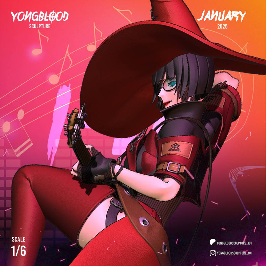 P站图纸印象馆 Yongblood Sculpture 罪恶装备 茵诺 Yongblood Sculpture 罪恶装备 茵诺