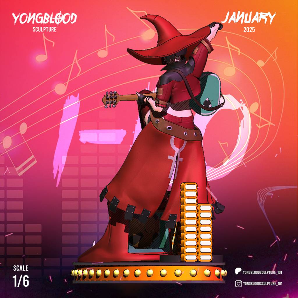 P站图纸印象馆 Yongblood Sculpture 罪恶装备 茵诺 Yongblood Sculpture 罪恶装备 茵诺