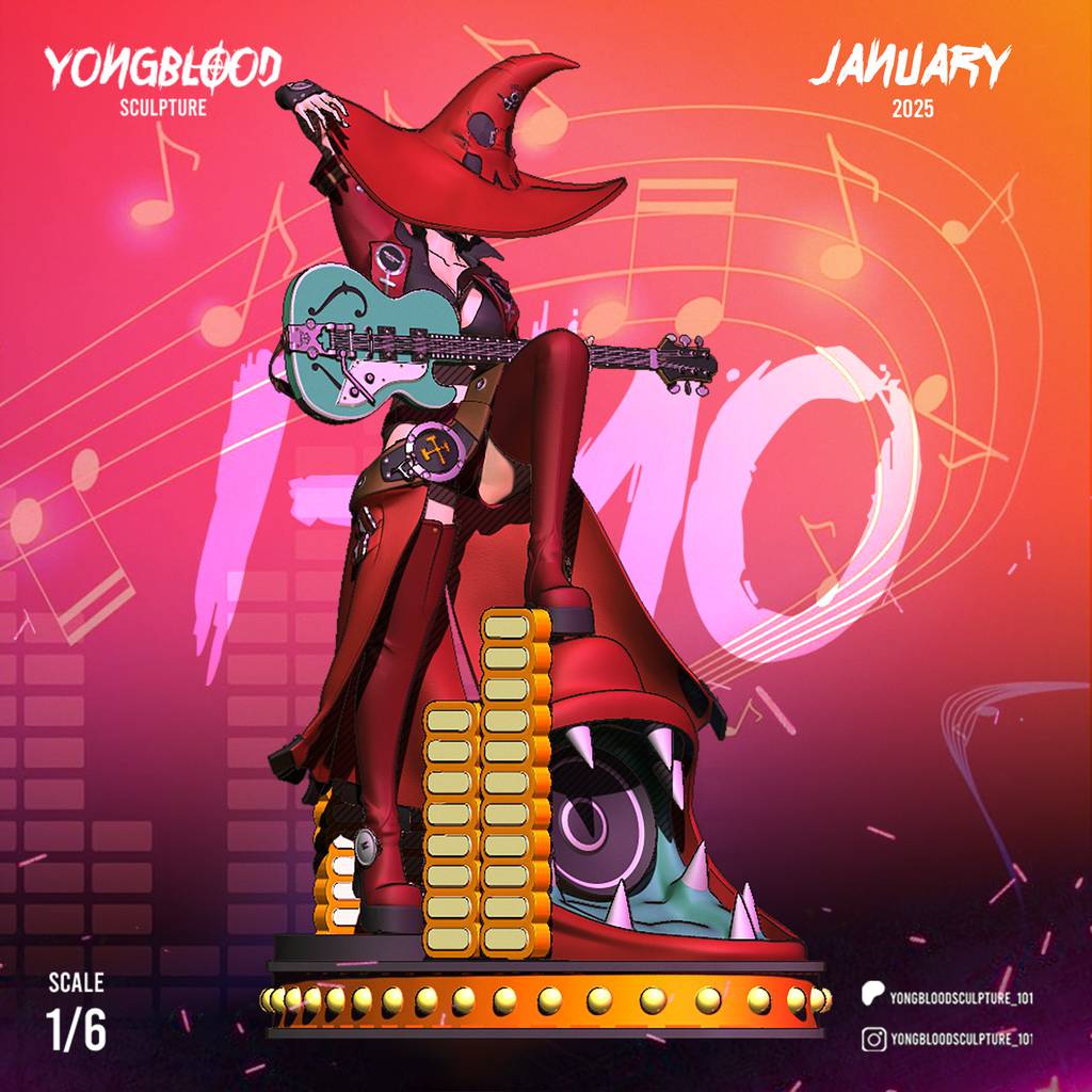 P站图纸印象馆 Yongblood Sculpture 罪恶装备 茵诺 Yongblood Sculpture 罪恶装备 茵诺