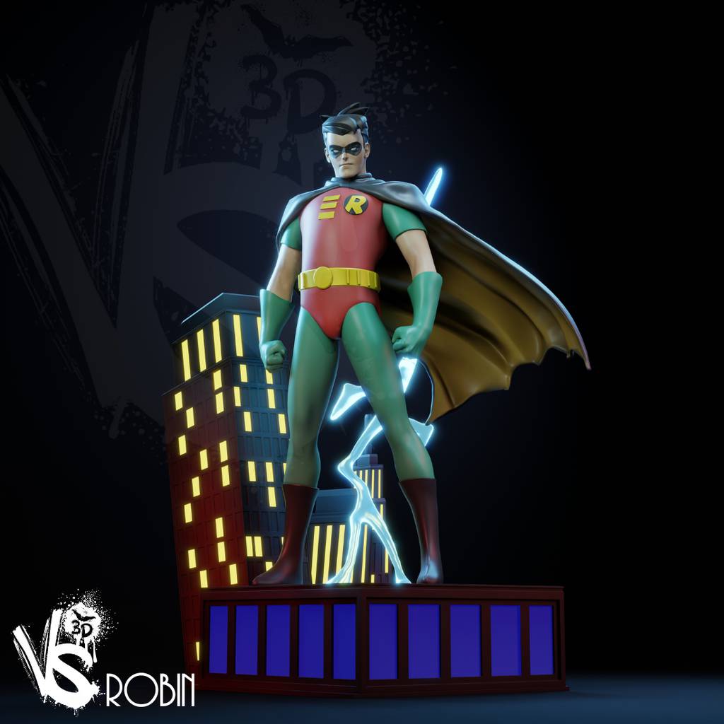 P站图纸印象馆 VS3D DC漫画 罗宾 VS3D DC漫画 罗宾