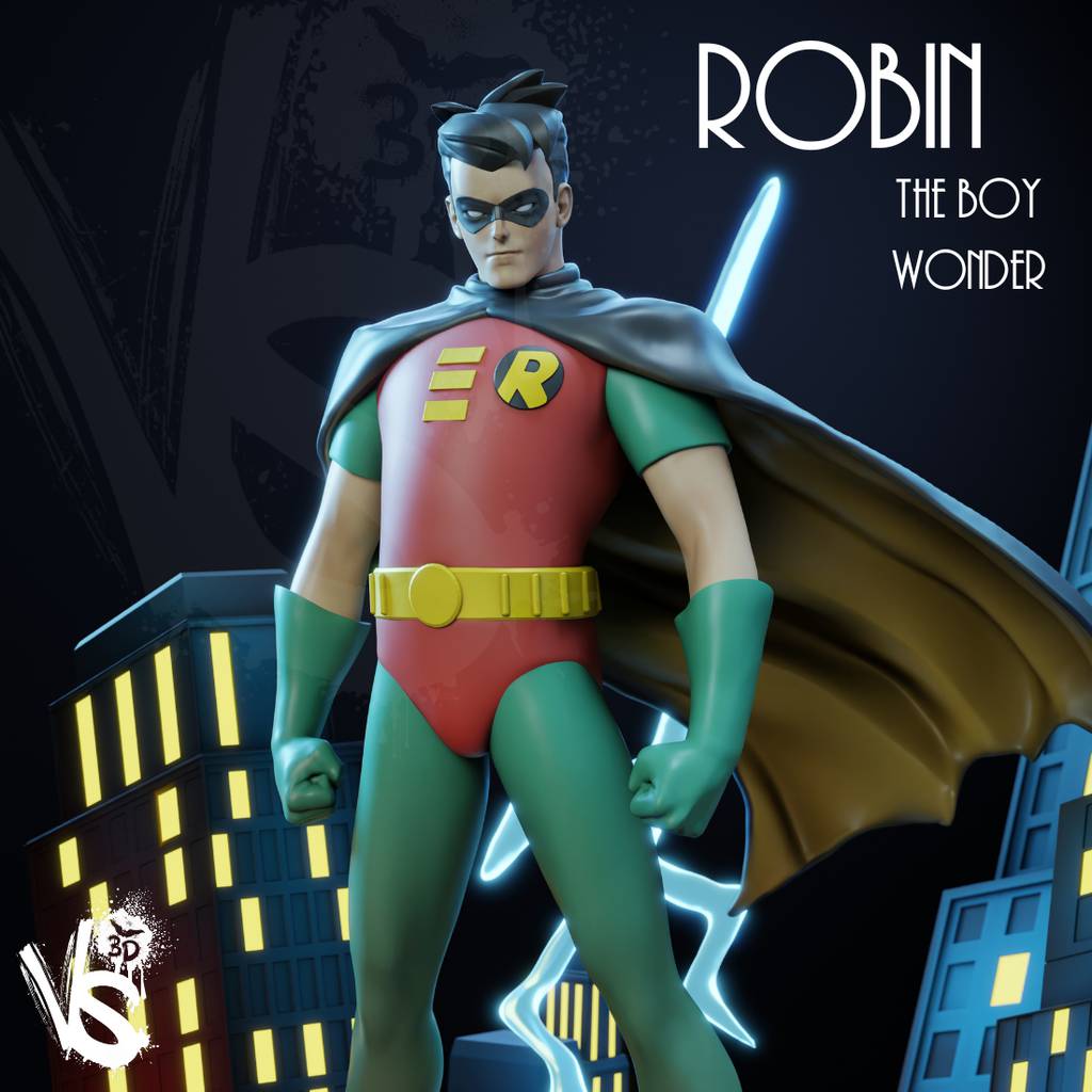 P站图纸印象馆 VS3D DC漫画 罗宾 VS3D DC漫画 罗宾