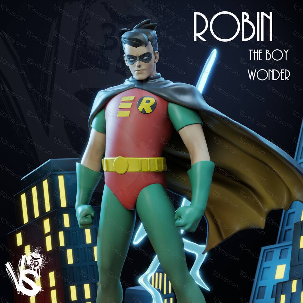 P站图纸印象馆 VS3D DC漫画 罗宾 VS3D DC漫画 罗宾