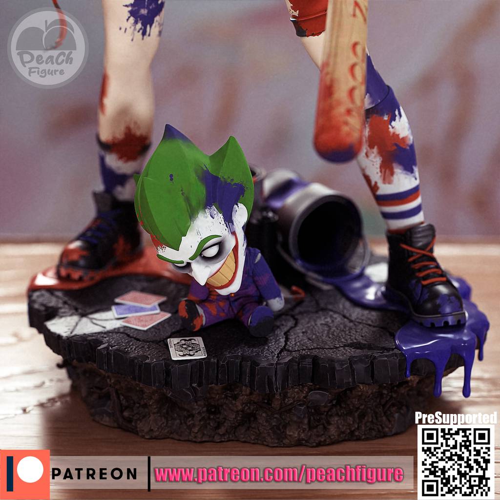 P站图纸印象馆 Peach Figure DC漫画 哈莉·奎茵 Peach Figure DC漫画 哈莉·奎茵