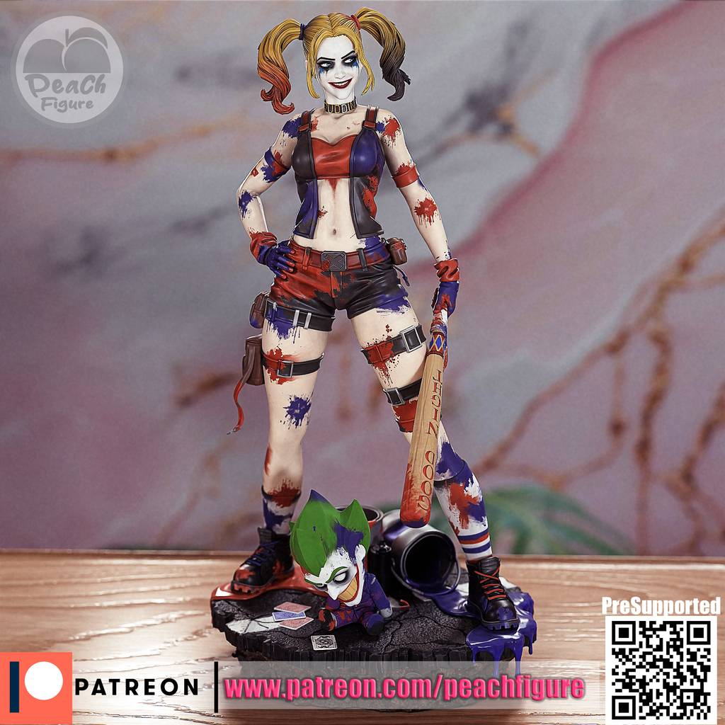 P站图纸印象馆 Peach Figure DC漫画 哈莉·奎茵 Peach Figure DC漫画 哈莉·奎茵