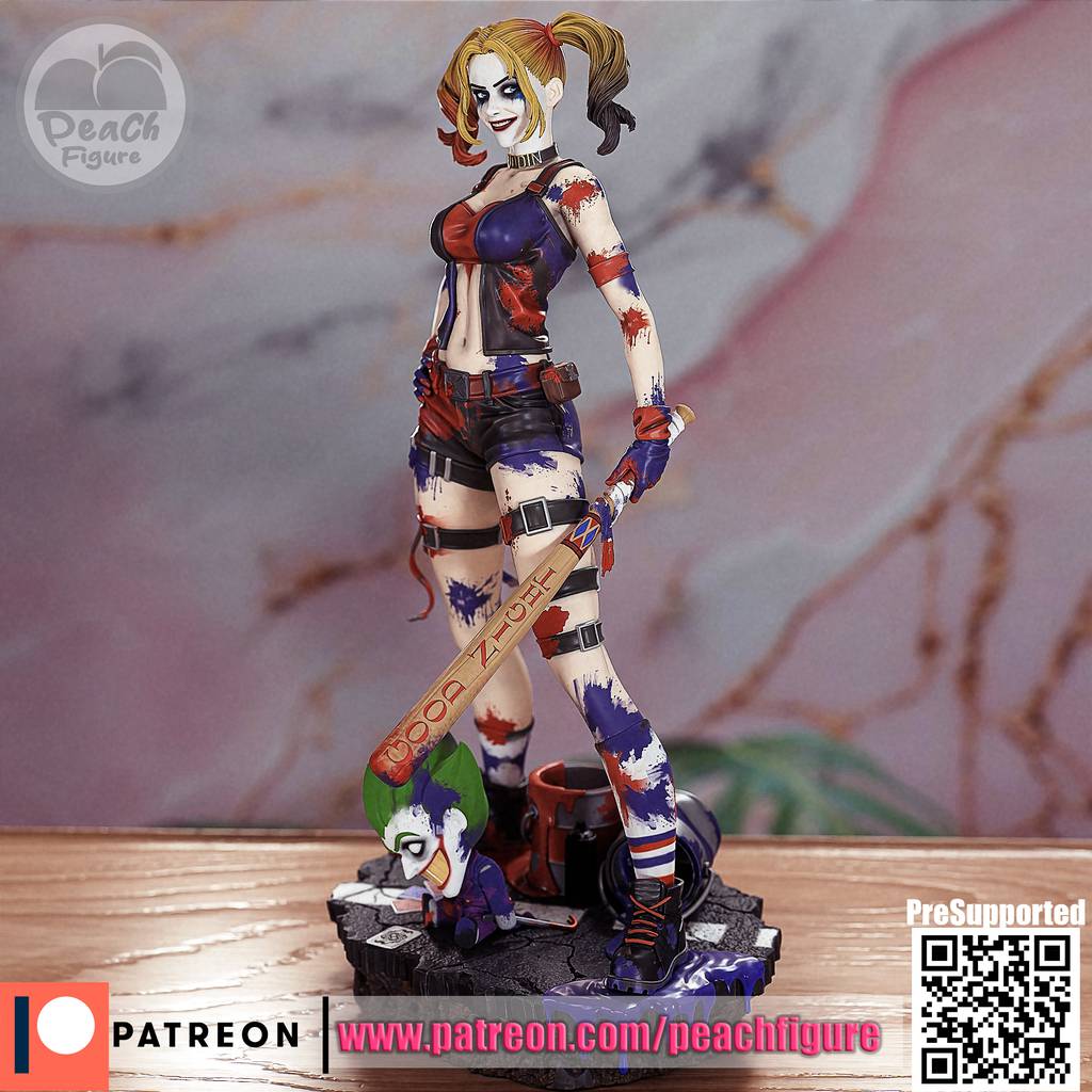 P站图纸印象馆 Peach Figure DC漫画 哈莉·奎茵 Peach Figure DC漫画 哈莉·奎茵