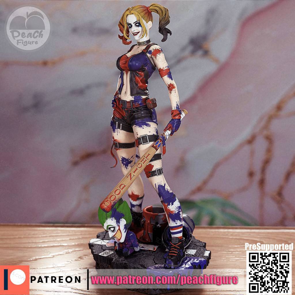 P站图纸印象馆 Peach Figure DC漫画 哈莉·奎茵 Peach Figure DC漫画 哈莉·奎茵